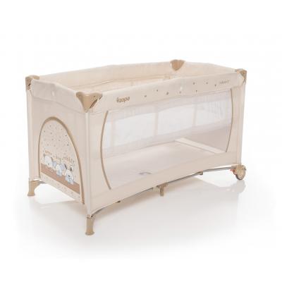 ZOPA - Patut pliant 2 nivele Nanny Animal Beige