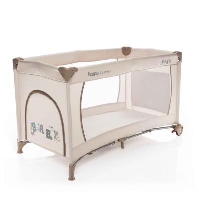 ZOPA - Patut pliant 1 nivel Caravan Baby Beige