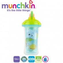 Munchkin - Cana termica cu pai Flip Click Lock 12L+ Blue