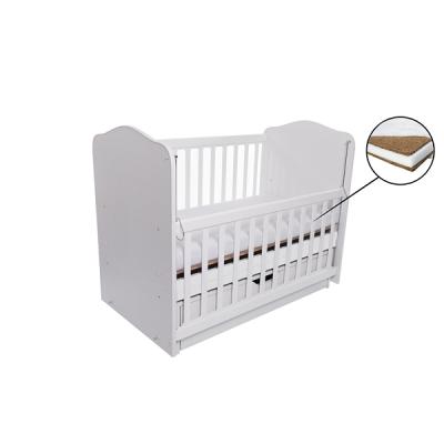 Patut Vessanti Como Balansoar Culisant - Alb + Saltea Cocos 7 Cm