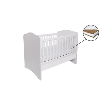 Patut Vessanti Como Fara Sertar - Alb + Saltea Cocos 7 Cm