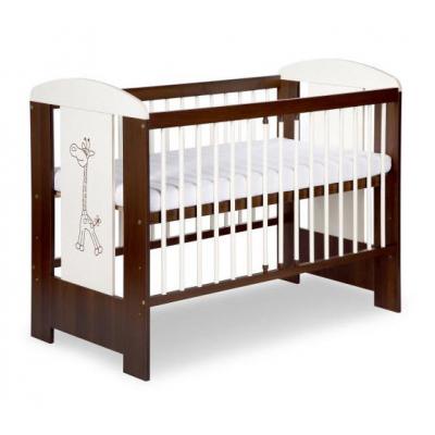 Patut LITTLE GIRAFFE WENGE KLUPS Din Lemn Pentru Copii