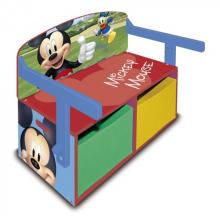 Mobilier 2 in 1 pentru depozitare jucarii Mickey Mouse