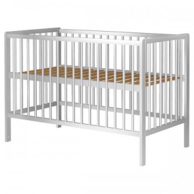 Patut Copii Din Lemn Hubners Dominic 120x60 Cm Alb