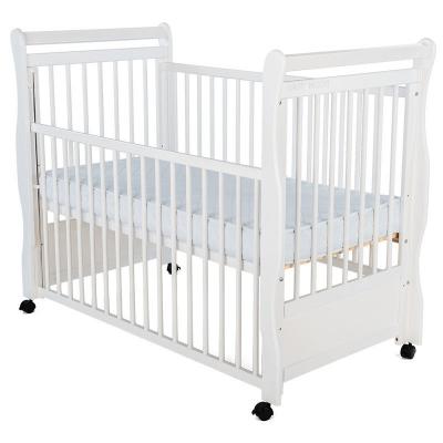 Patut din Lemn Jas 120x60 cm cu Laterala Culisanta Alb