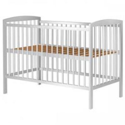 Patut Copii din Lemn Hubners Anzel 120x60 cm Alb