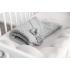 Paturica nou-nascut Sensillo Minky Wrap Animals Light Grey 80x80 cm