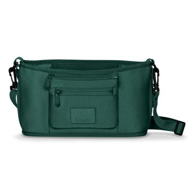 Lionelo - Geanta impermeabila pentru mamici si carucior, Little Cube, Cu 4 compartimente, Curea detasabila, Buzunar exterior detasabil, Verde