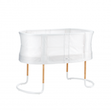 BabyBjorn - Patut reglabil pe inaltime din mesh, Alb BabyBjorn - Patut reglabil pe inaltime din mesh, Alb