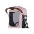 Carucior sport pliabil automat Lux Usor 6.6 Kg Tehnologie inovatoare One-Hand Folding De la 6 luni pana la 22 kg Din aluminiu Cu benzi reflectorizante pe capotina FreeON Dirty Pink/Black