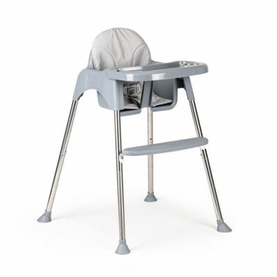 Scaun de masa 2 in 1 cu tapiterie Ecotoys HC-135C - Gri