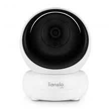 Lionelo - Videofon Babyline 8.3, Cu termometru, Cu melodii, Comunicare in 2 sensuri, Rotire 360 grade, Alb