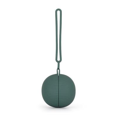 Suport suzeta, Petite&Mars, Universala, Cu maner, Poate fi atasat la carucior sau geanta, Silicon, Fara BPA, 0 luni+, Verde