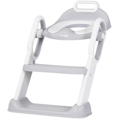 Reductor toaleta cu scara Chipolino Flippy grey