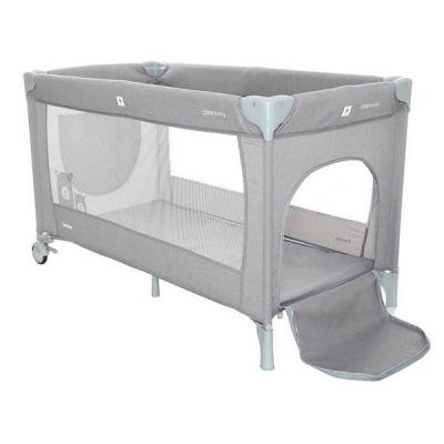 Patut pliabil cu un nivel Coto Baby Samba Grey